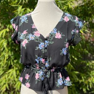 Sweet Floral Blouse - Medium
